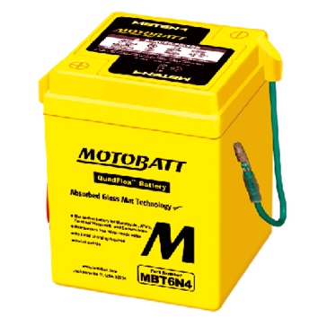 Motobatt Quadflex AGM Battery MBT6N4