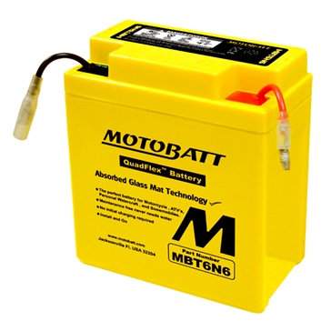 Motobatt Quadflex AGM Battery MBT6N6