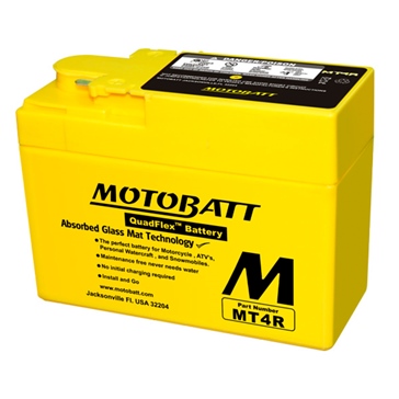 Motobatt Batterie AGM Quadflex MBT4R
