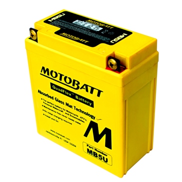 Motobatt Quadflex AGM Battery MB5U
