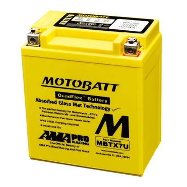 Motobatt Quadflex AGM Battery MBTX7U