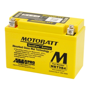 Motobatt Quadflex AGM Battery MBT9B4