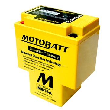 Motobatt Batterie AGM Quadflex MB16A
