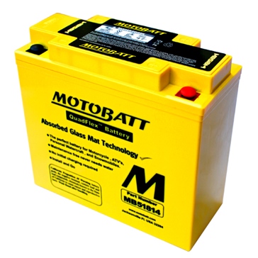 Motobatt Batterie AGM Quadflex MB51814
