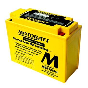Motobatt Batterie AGM Quadflex MBTX24U