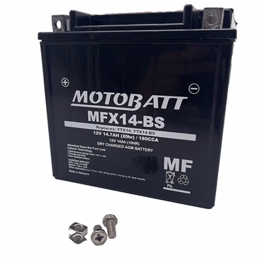 Motobatt Batterie Classic Maintenance Free MFX14-BS