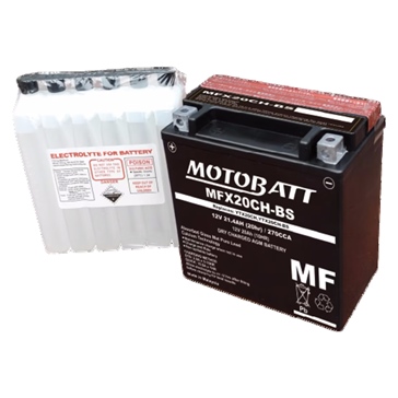 Motobatt Classic Maintenance Free battery MFX20CH-BS