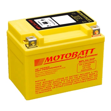 Motobatt Batterie Pro Lithium MLXMAX-HP