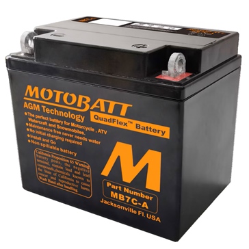 Motobatt Quadflex AGM Battery MB7CA