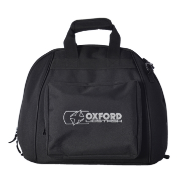 Oxford Products Lidstash Deluxe, Padded Helmet Carrier with Accessories Pouch Bag