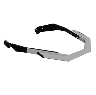 Straightline Sport Series Bumper Rear - Aluminum - Fits Ski-doo