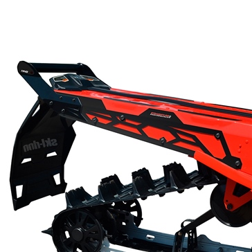 Straightline Hide “N” Go (HNG) Rear Bumper Rear - Aluminum - Fits Ski-doo