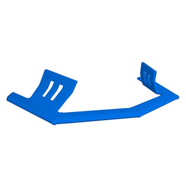 Straightline Rugged Series Lower Wing Front - Aluminum - Fits Polaris