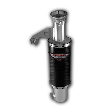 Straightline Silencieux en fibre de carbone