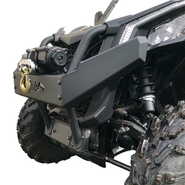 EXTREME METAL PRODUCTS Front Brush Guard with Winch Mount Fits Can-am