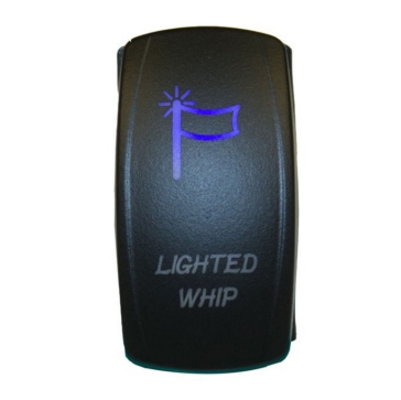 Dragon Fire Racing Lighted Whip Switch Rocker - 390300