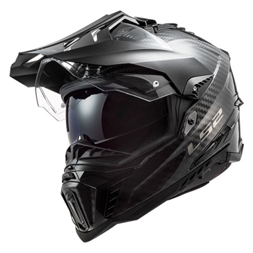 LS2 Casque Hors-Route Explorer Carbone Solid - Sans lunette