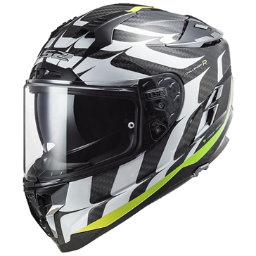 LS2 Challenger Carbon Full-Face Helmet C Flames - Summer