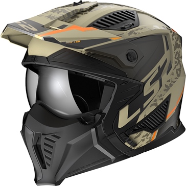 LS2 Drifter Open-Face Helmet Devor