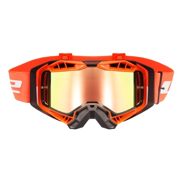 LS2 Aura Pro Goggles Orange, Black