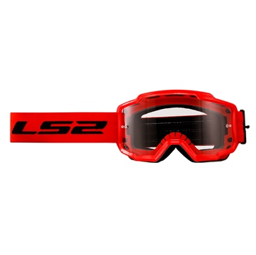 LS2 Lunette Charger Noir, Rouge