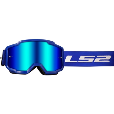 LS2 Charger Goggle Black, Blue