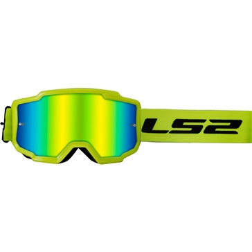LS2 Lunette Charger Noir, Jaune haute visibilité
