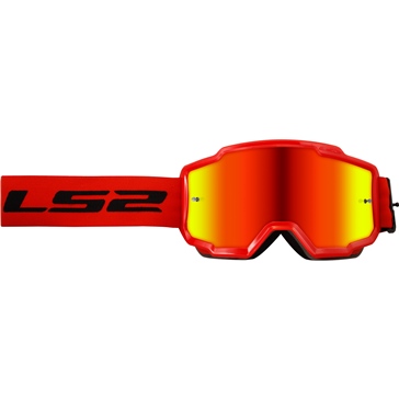 LS2 Charger Plus Goggle Black, Red