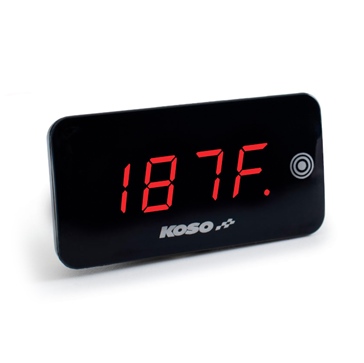 Koso Super Slim Touch / Touch screen, volt & temperature meter Universal - 405043