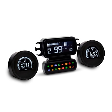 Koso Ensemble de jauge D2 Motocyclette - 405110