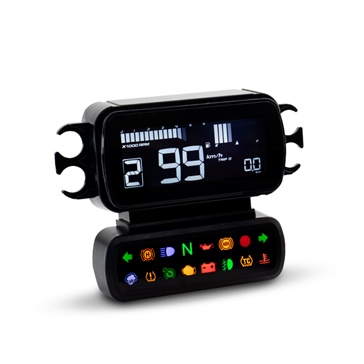 Koso D2 Multifunction gauge for Bagger Motorcycle - 405117