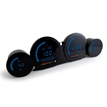 Koso HD-03L LCD Gauge Kit Motorcycle - 405119