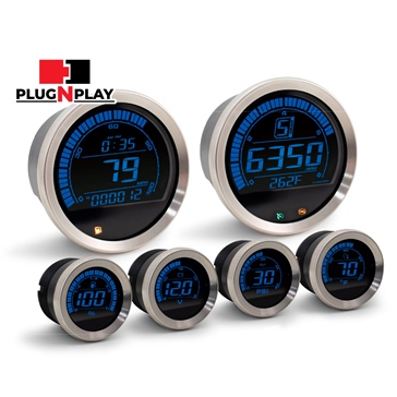 Koso HD-2 LCD Gauge set with oil temperature indicator Motorcycle - 405121