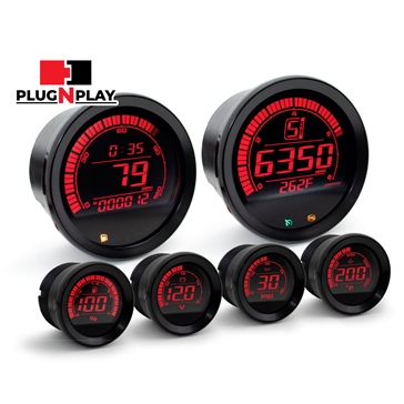 Koso HD-2 LCD Gauge set with Ambiant air temperature meter Motorcycle - 405122