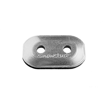 SnowStuds Double Aluminum Backer - 2 Hole