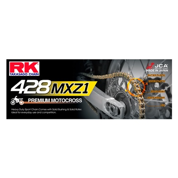 RK EXCEL Chain - 428MXZ1 HD Chain