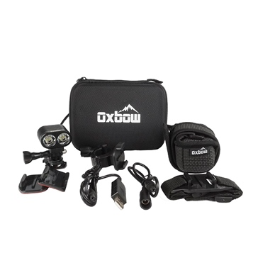 Oxbow Gear Ensemble de lumière Voyager pour casque de moto