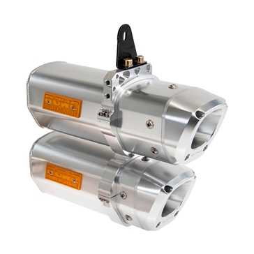 RJWC Dual APX Exhaust Fits Can-am