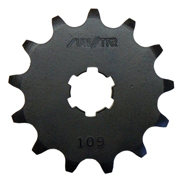 Sunstar Countershaft sprocket 420 - Fits Kawasaki - Front