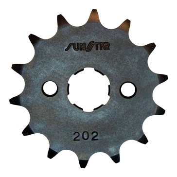 Sunstar Countershaft sprocket 428 - Fits Honda - Front