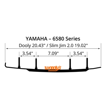 WOODYS Carbide Runner Fits Yamaha