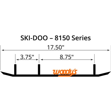 WOODYS Lisse de ski Ski-doo