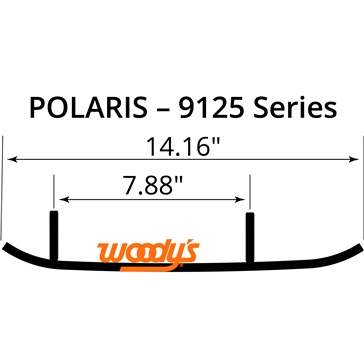 WOODYS Carbide Runner Sidehiller - Fits Polaris