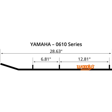WOODYS Lisse au carbure standard Yamaha