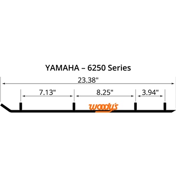 WOODYS Lisse au carbure standard Yamaha