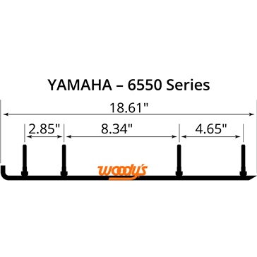 WOODYS Lisse de ski Yamaha