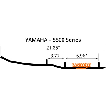 WOODYS Lisse de ski Yamaha