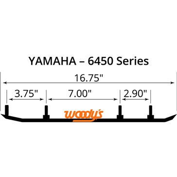WOODYS Lisse de ski Yamaha