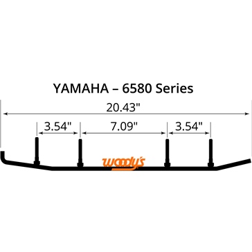 WOODYS Lisse de ski Yamaha