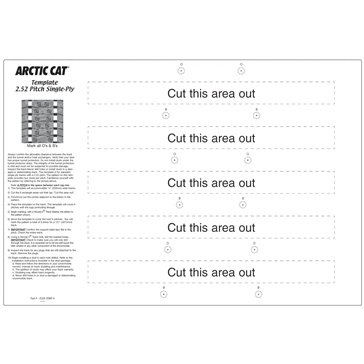 WOODYS 252A Template
